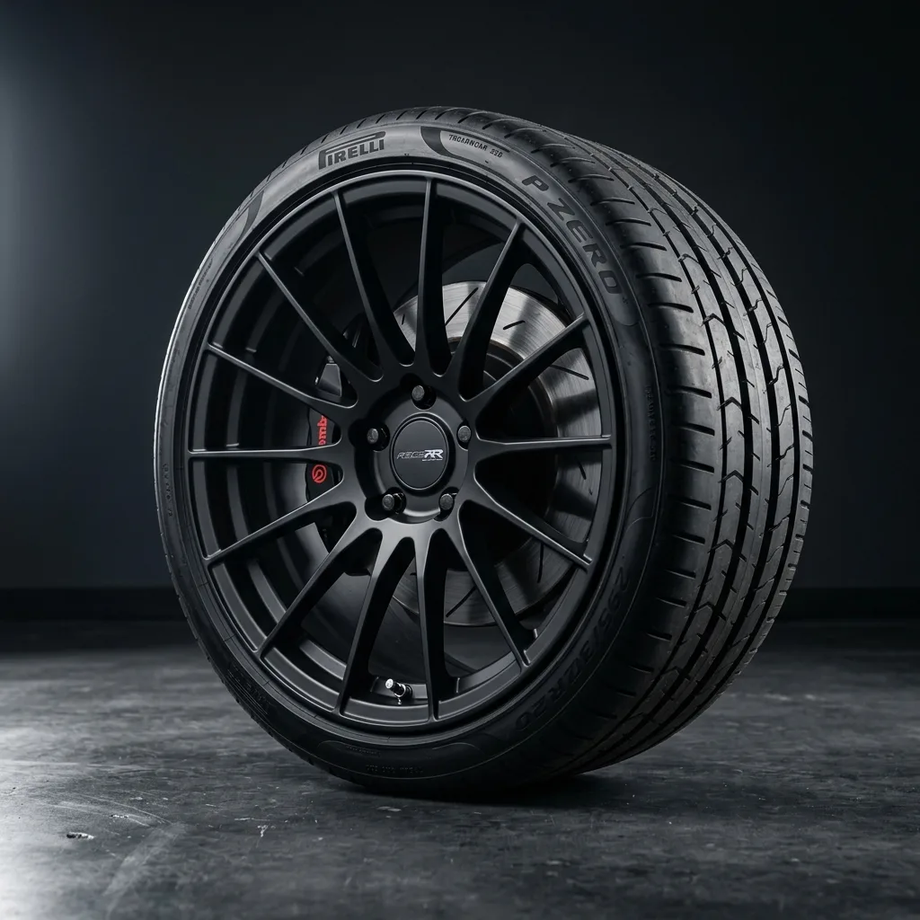 Alloy wheels and performance tires