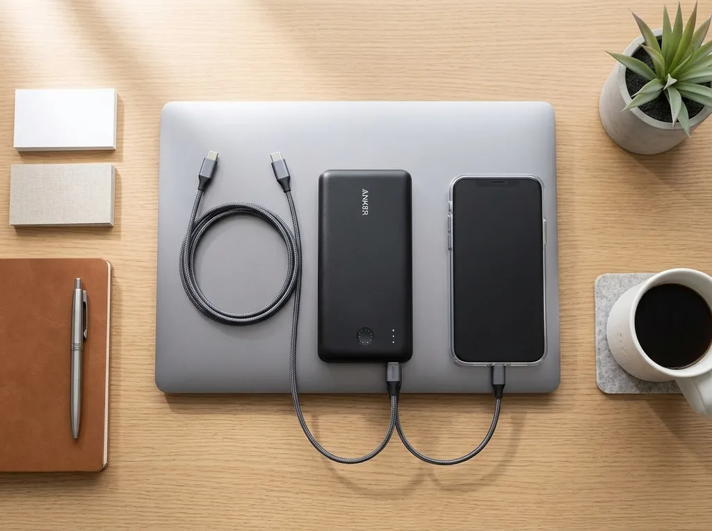 Power bank listing after optimization with scannable benefit-first bullets